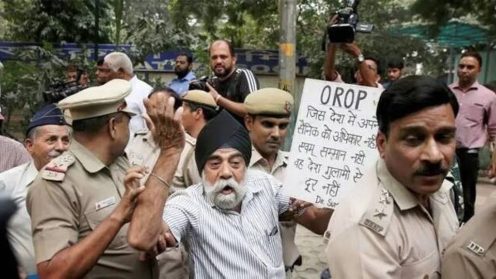 OROP protest| finance ministry|