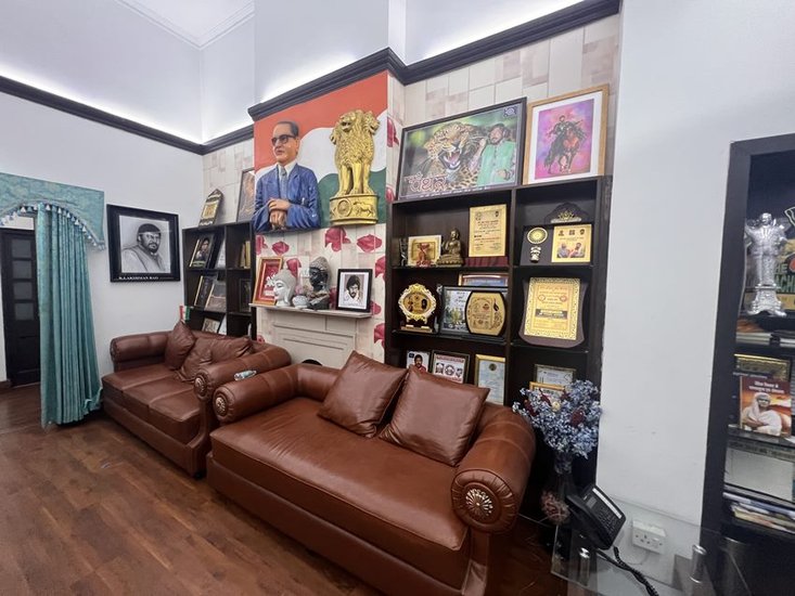 Ramdas Athavle inside House