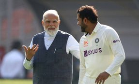 Rohit Sharma| PM Modi| PM Modi Jansatta| Rohit Sharma Modi Photo|
