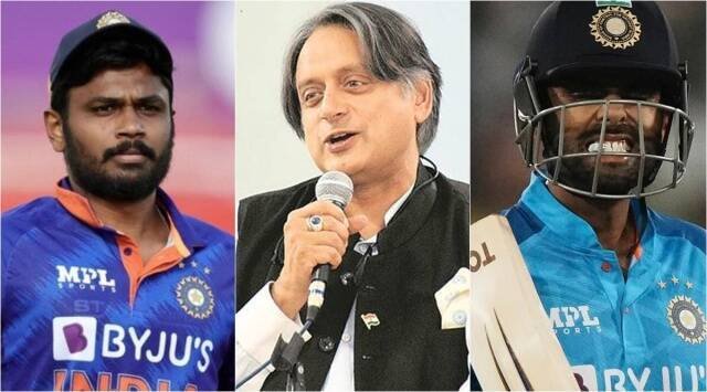 Congress MP Shashi Tharoor | Sanju Samson | Suryakumar Yadav | India vs Australia ODI series |