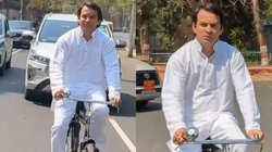 तेज प्रताप यादव ने साइकिल चलाने का वीडियो शेयर कर कही यह बात, लोगों ने ली चुटकी