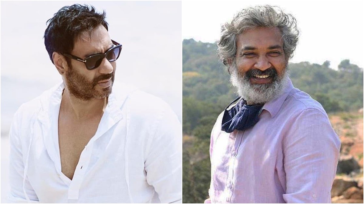 Ajay devgn, s s rajamouli Ajay devgn, s s rajamouli