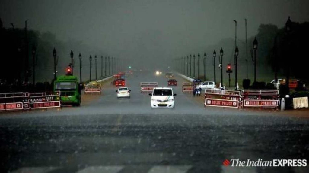 delhi weather update | weather update | raIN DELHI