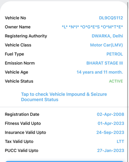 Rahul Gandhi car details