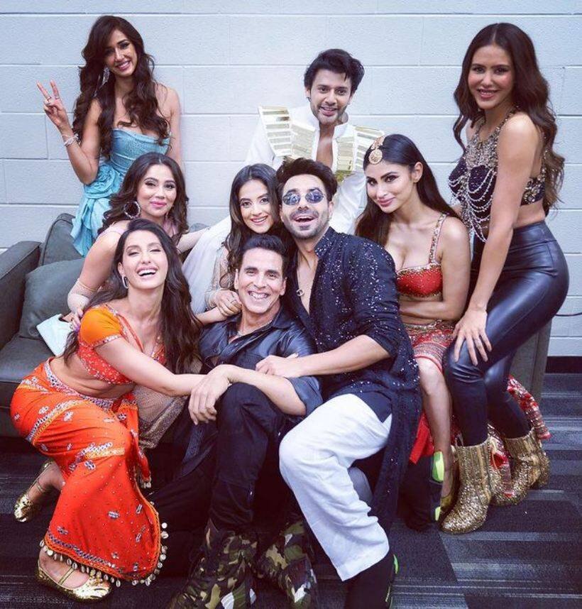 Akshay Kumar, mouni roy, nora fatehi, aparshakti khurana