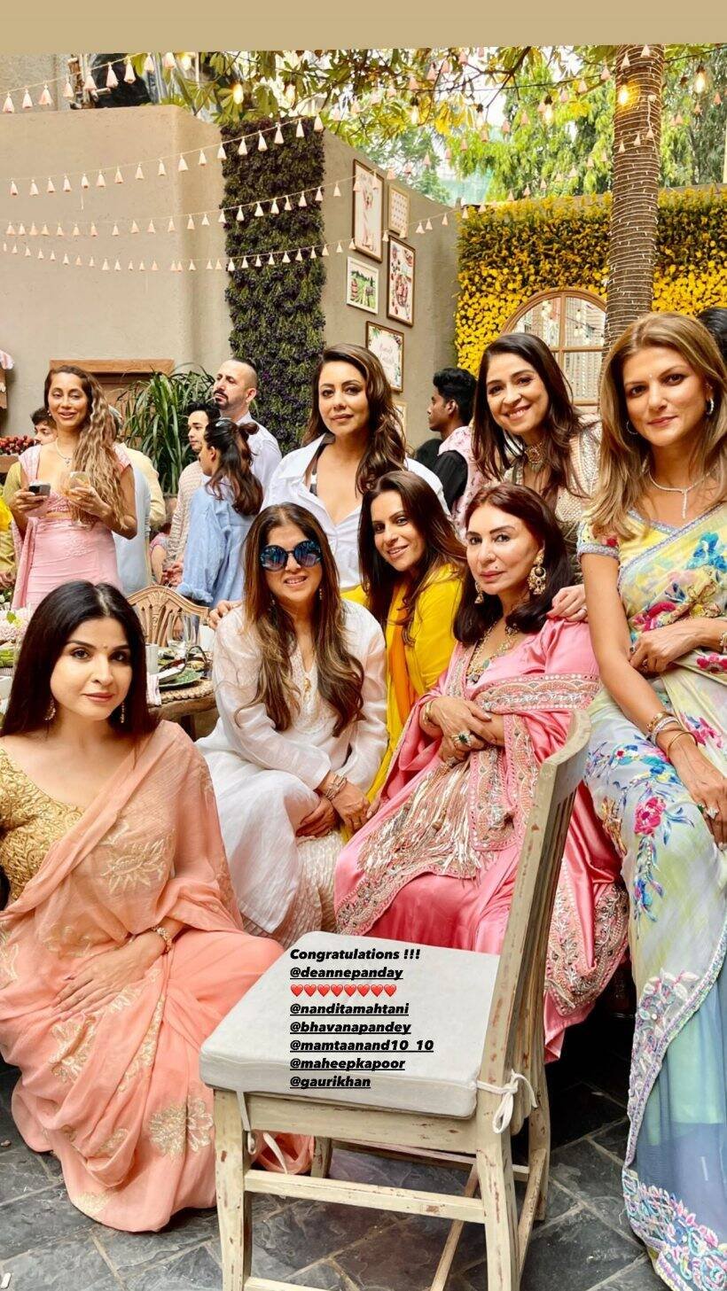 अलाना पांडे के प्री-वेडिंग फंक्शन की तस्वीरें...