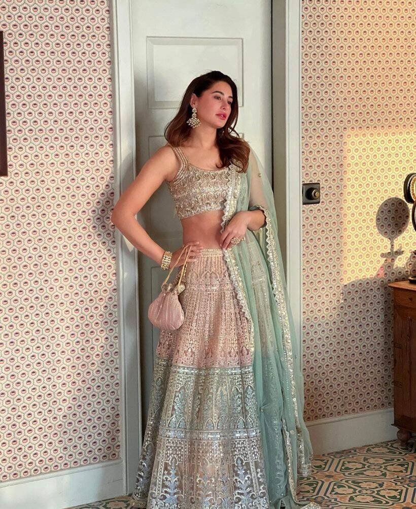 Nargis Fakhri in lehanga