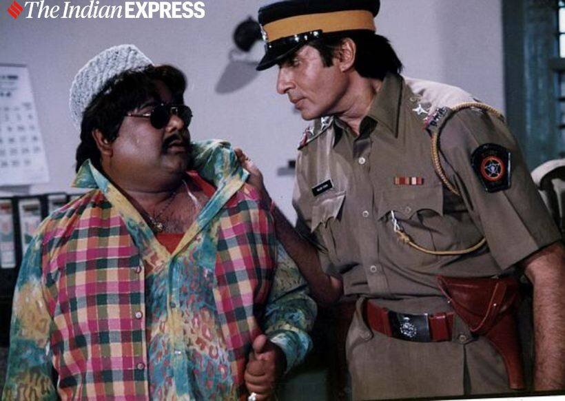 Amitabh Bachchan and Satish Kaushik