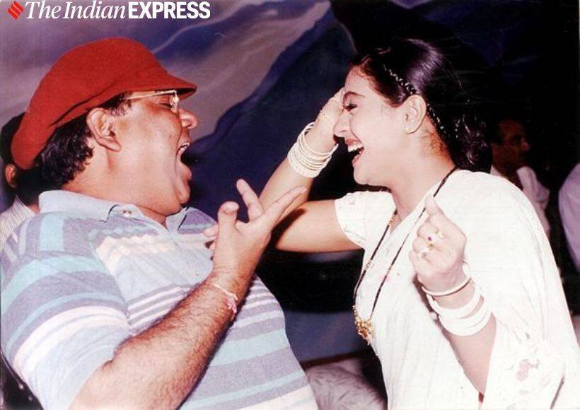satish kaushik with kajol