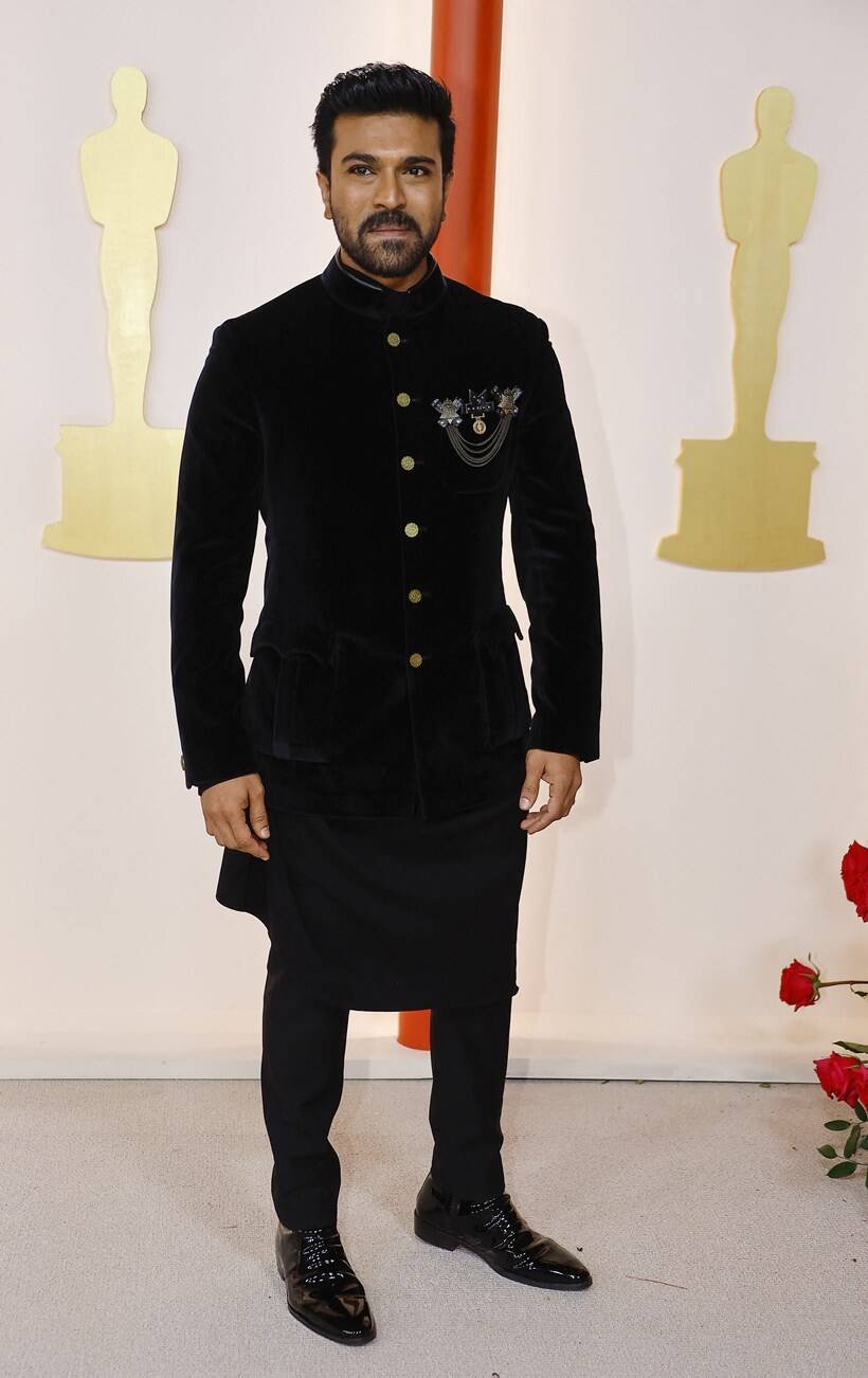 Fashion at Oscars 2023: ram charan