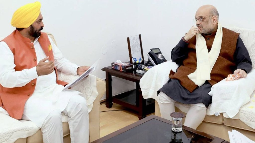 Mann Meets Shah | Bhagwant Mann Amit Shah News | Ajnala Case