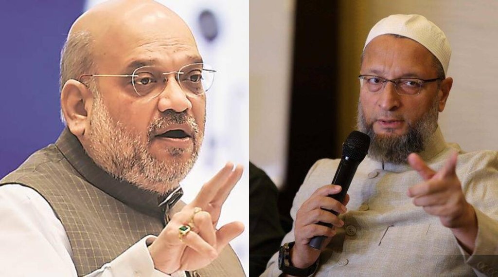 Amit Shah II Owaisi II telangana
