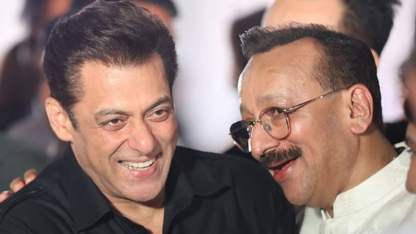 Salman Khan With baba Siddique