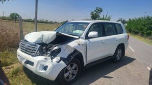 Haryana Former CM | Bhupinder Singh Hooda | Car accident in Hisar