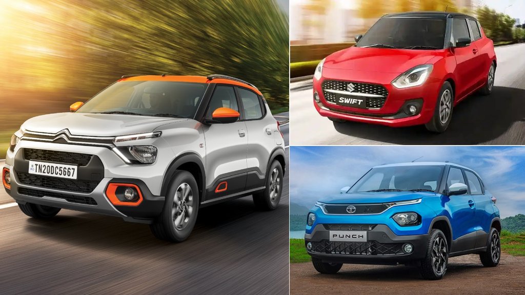 Citroen C3 vs Maruti Swift, Citroen C3 vs Tata Punch । Citroen C3 vs Swift vs Punch