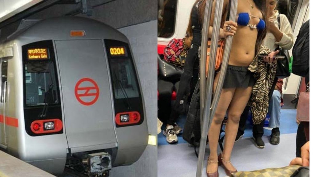 Delhi Metro II Bikni Girls II DMRC