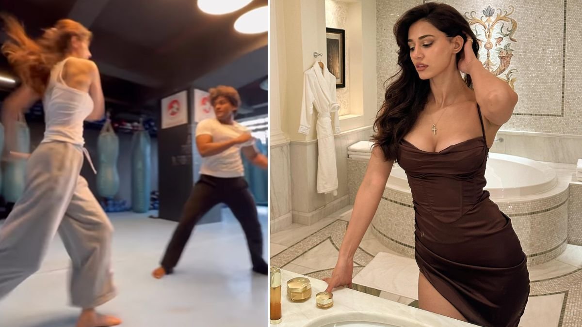 Disha Patani Shows Fighting Skills