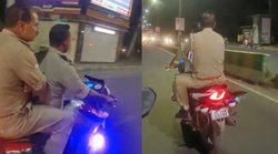 बिना हेलमेट के बाइक चला रहे थे पुलिसकर्मी, लड़कियों ने पीछा कर पूछा सवाल; ऐसे कटा चालान