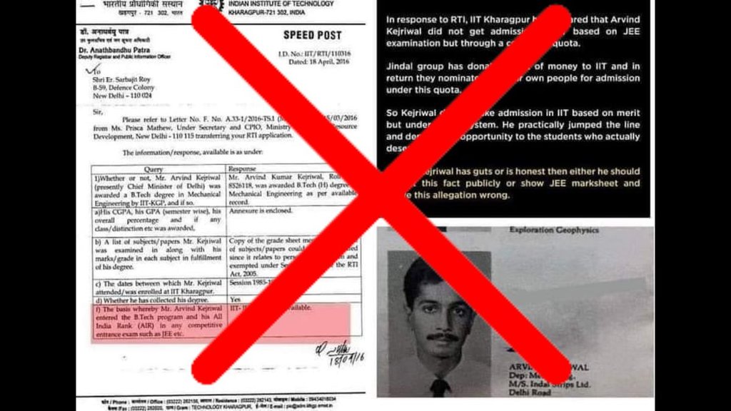 Kejriwal | IIT | Kejriwal | IIT |