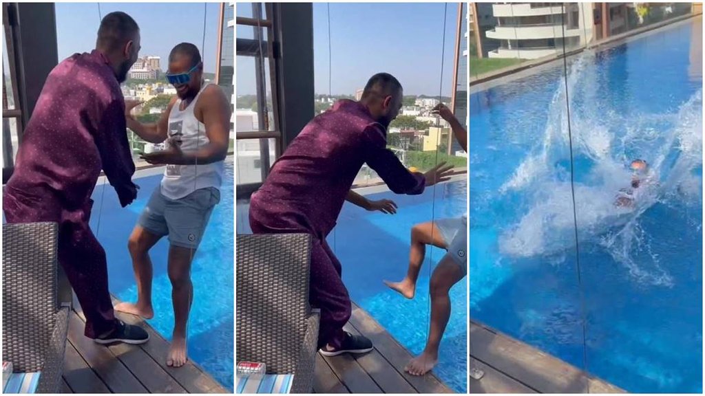 IPL 2023 | Watch Video | Krunal Pandya | Nicholas Pooran | swimming pool | Enjoy