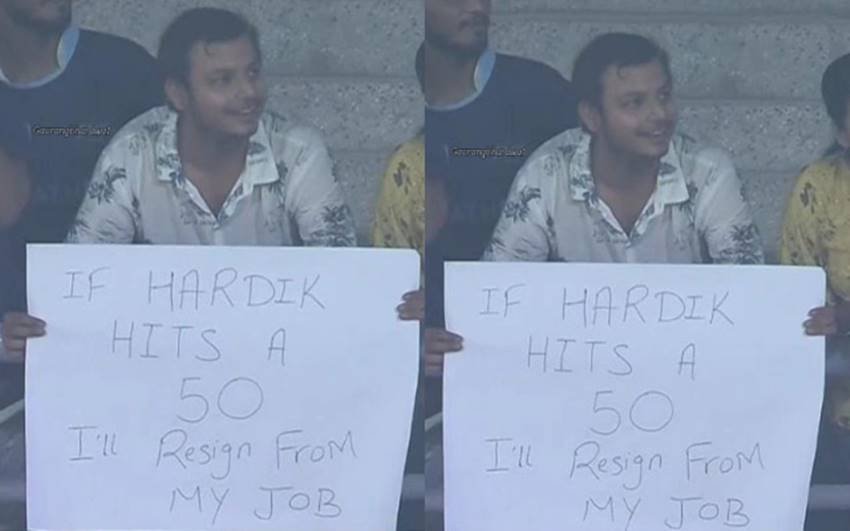 हर साल ही क्रिकेट प्रेमी आईपीएल के दौरान रोचक प्लेकार्ड्स के साथ स्टेडियम में नजर आते रहे हैं।