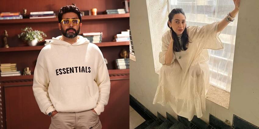 Karishma Kapoor and Abhishek Bachchan