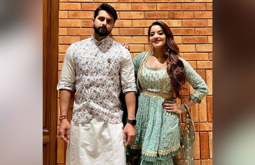 Eid ul Fitr 2023 Monalisa glamorous in Sharara