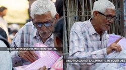 74 साल की उम्र में भी रुमाल बेचकर खुद की कमाई खाते हैं ये बुजुर्ग, बातें सुनकर फैन हुए लोग