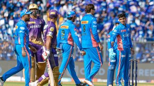 Mumbai indians beat KKR by five w