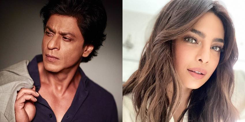 Priyanka Chopra and Shah Rukh Khan