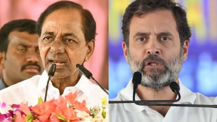 KCR AND RAHUL GANDHI