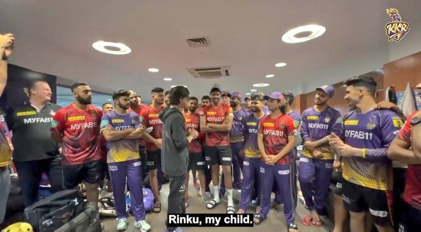 Shahrukh Khan with KKR