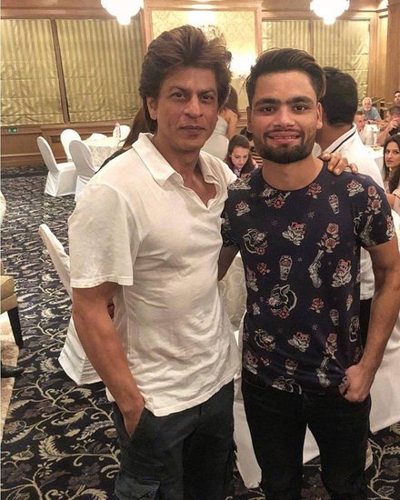 Rinku Singh with Shahrukh