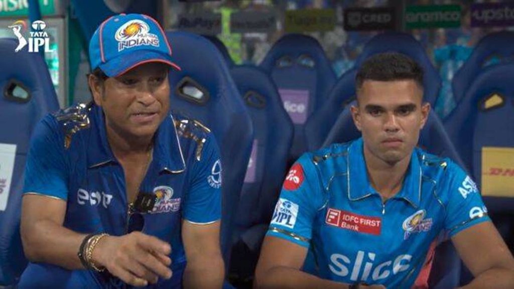 Sachin and Arjun Tendulkar