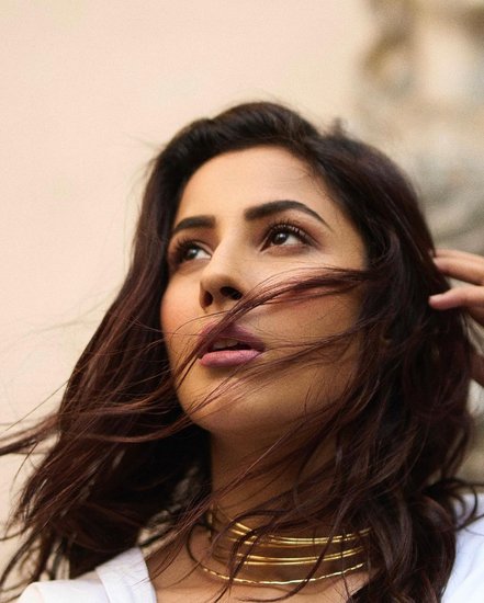 Shehnaaz Gill goes for a golden sequin