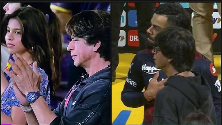 Shahrukh khan, Suhana khan and Virat Kohli Dance