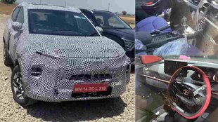 Tata Nexon facelift 2024 । Tata Nexon facelift spotted । Tata Nexon facelift hi tech features