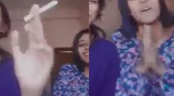 दो लड़कियों ने हाथ में सिगरेट लेकर गया राष्ट्रगान और उड़ाया मजाक, वायरल वीडियो देख भड़क उठे लोग