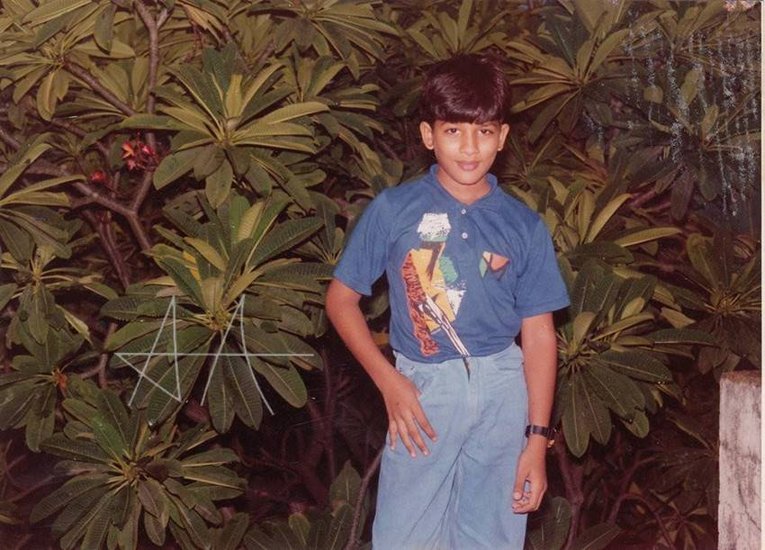 Allu Arjun childhood photo