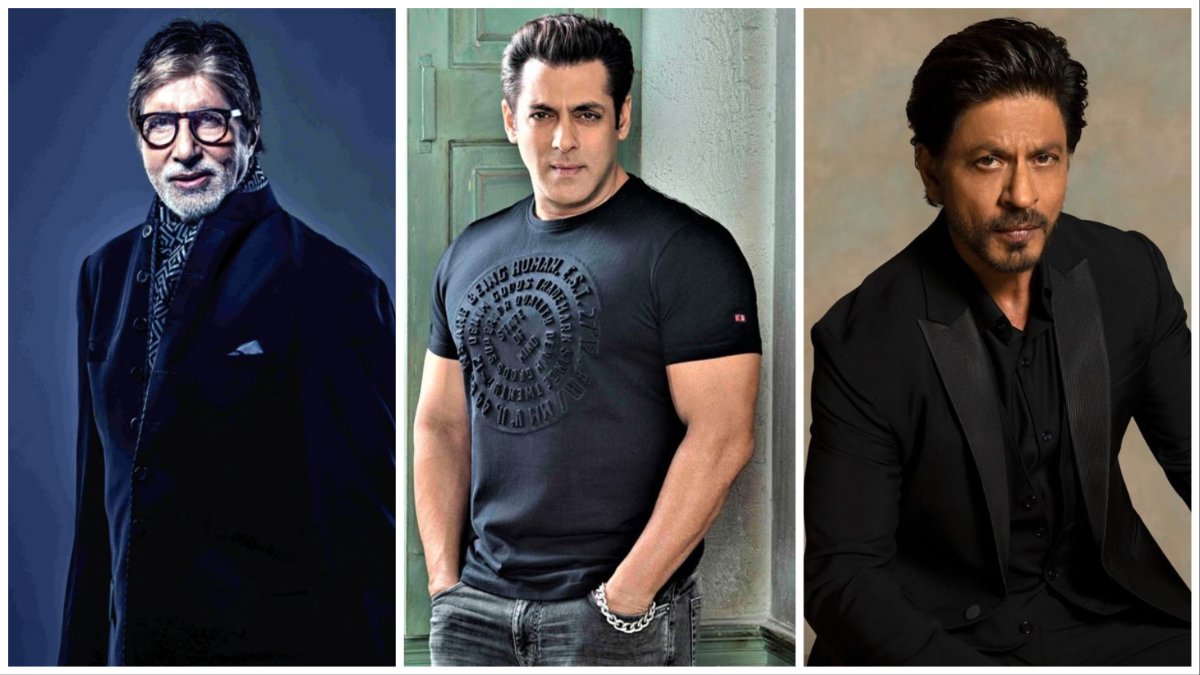 Amitabh Bachchan. Salman khan, Shahrukh khan