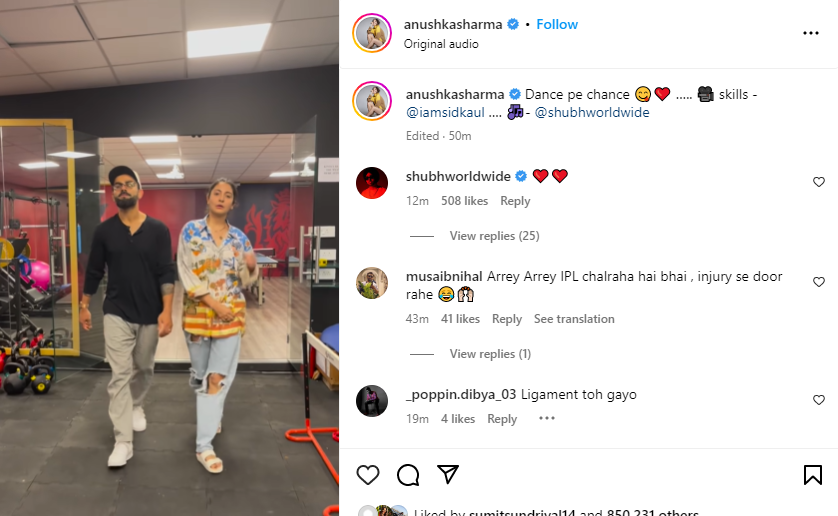Anushka sharma Instagram