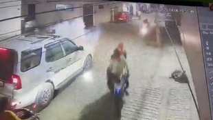 bjp leader son bomb attack| prayagraj|