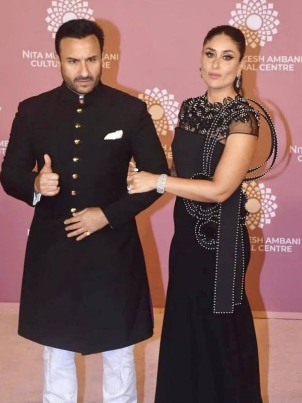 BOLLYWOOD COUPLES AT NMACC EVENT - KAREENA WITH SAIF