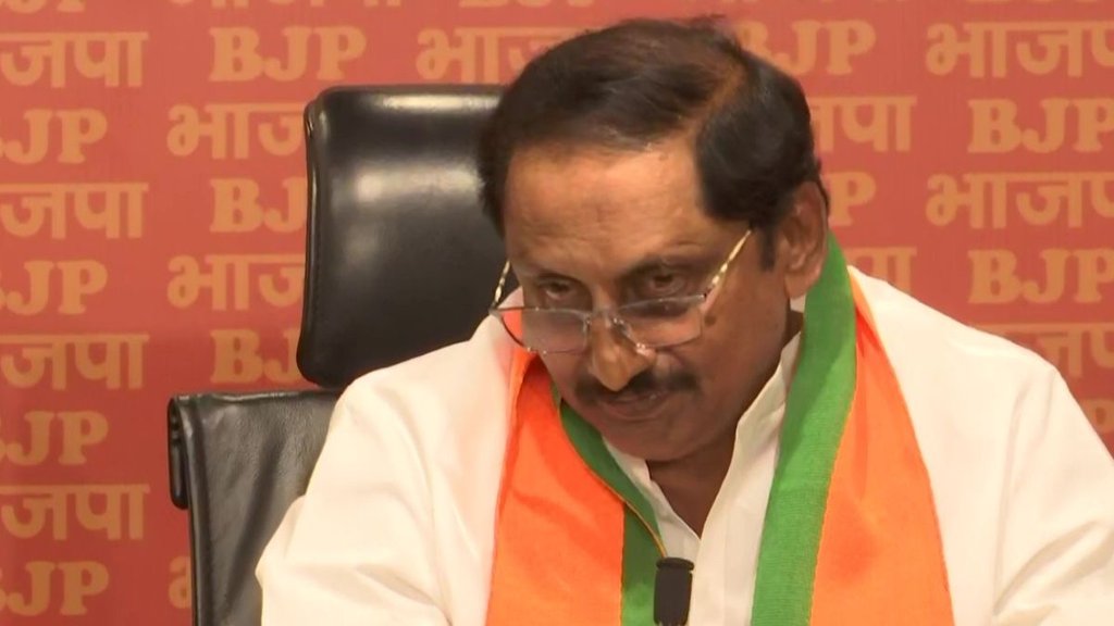 bjp| congress| kiran kumar reddy