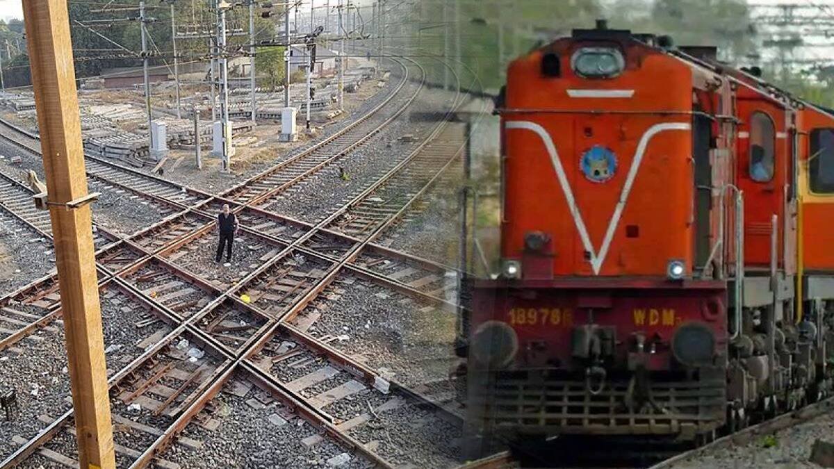 रेलवे ट्रैक चारों दिशाओं में क्रॉस करते हैं। यह भारत में केवल एक ही स्थान पर है।