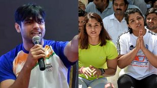 vinesh phogat, wrestlers protest, neeraj chopra