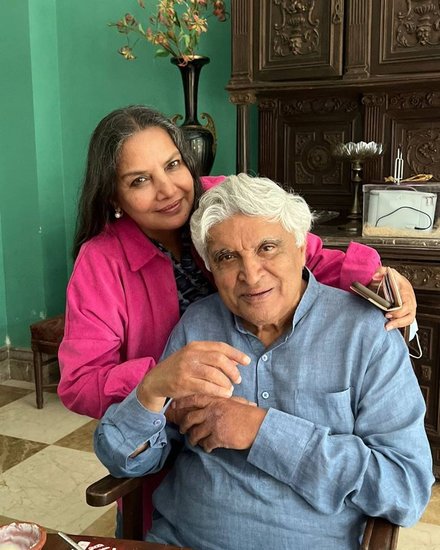 javed akhtar second wife