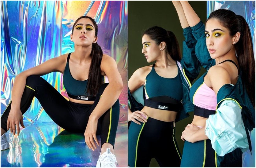 फिल्‍मों में आने से पहले सारा का वजन 96 kg था। जिसमें बाद उन्‍होंने कड़ी मेहनत कर ऐसा स्‍लिमट-ट्रिम फिगर पाया। (image: instagram)