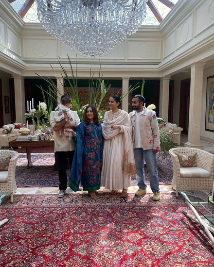 Vayu Ahuja and her son reached delhi home