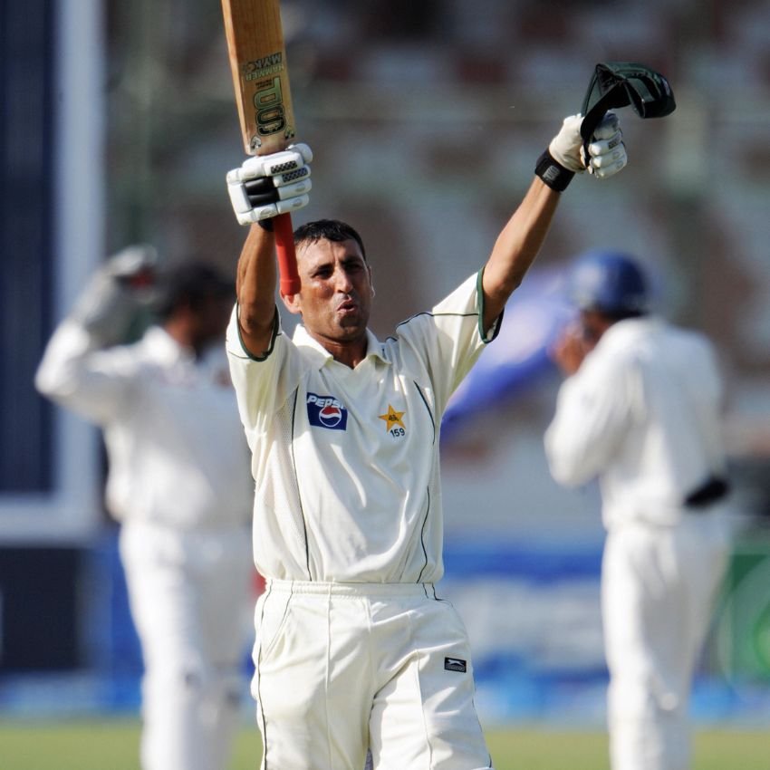 younis khan test records
